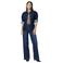 MAC high waist wide leg jeans wide leg jeans dark blue denim