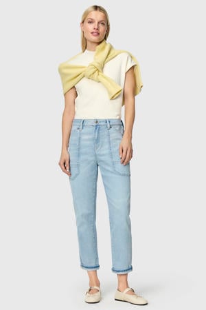 loose fit jeans light blue denim