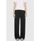 MAC wide leg regular waist broek zwart