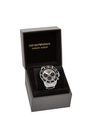 horloge AR11722 zilverkleurig