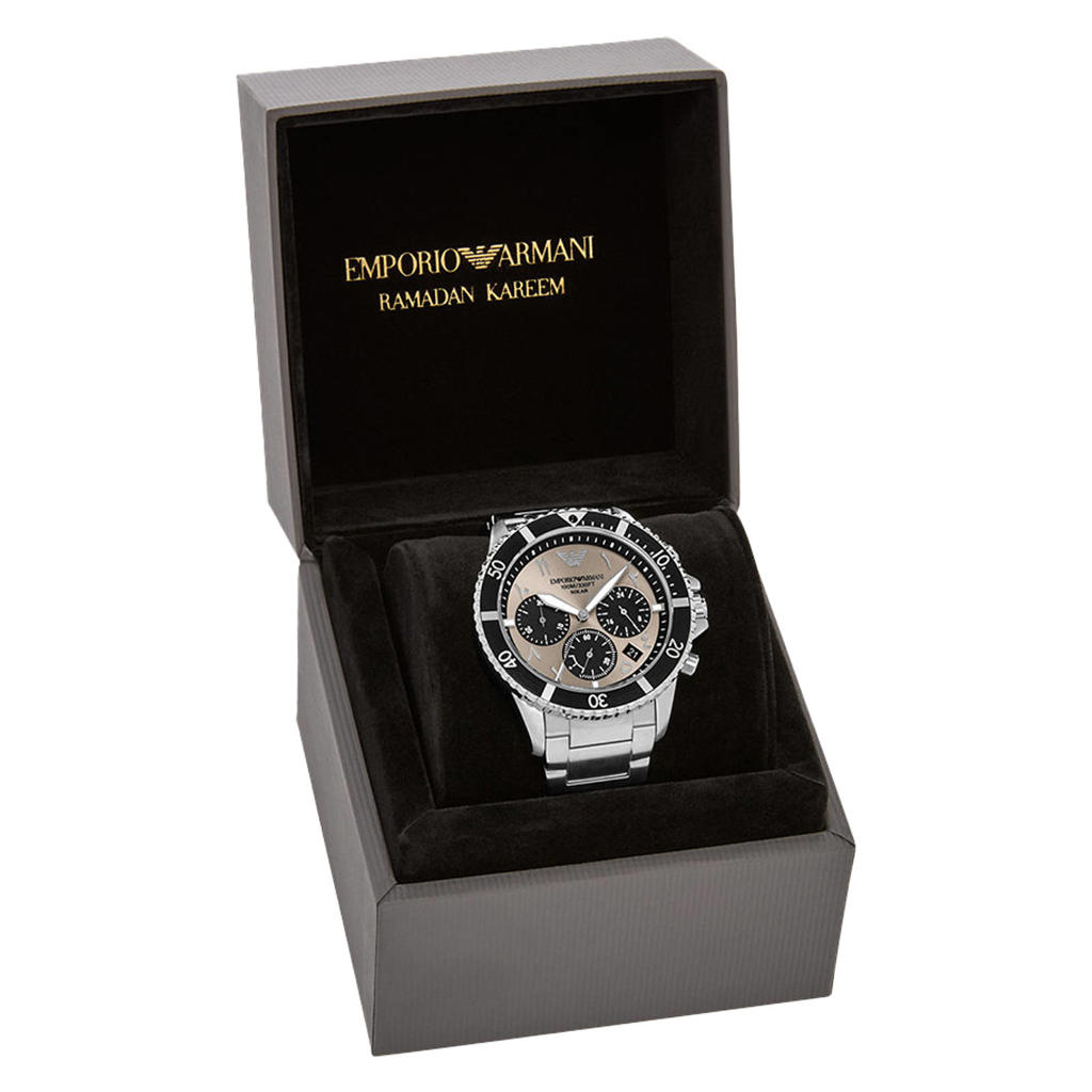 Emporio Armani horloge AR11722 zilverkleurig