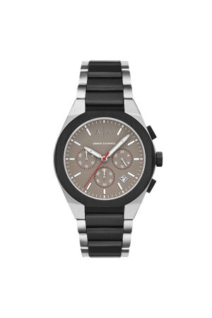 horloge AX4199 zilverkleurig/bruin