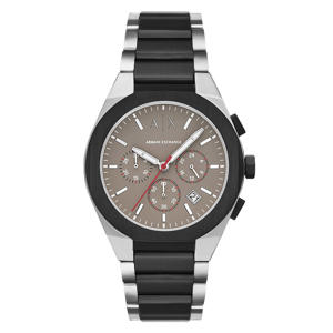 horloge AX4199 zilverkleurig/bruin