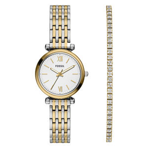 horloge + armband ES5450SET zilverkleurig