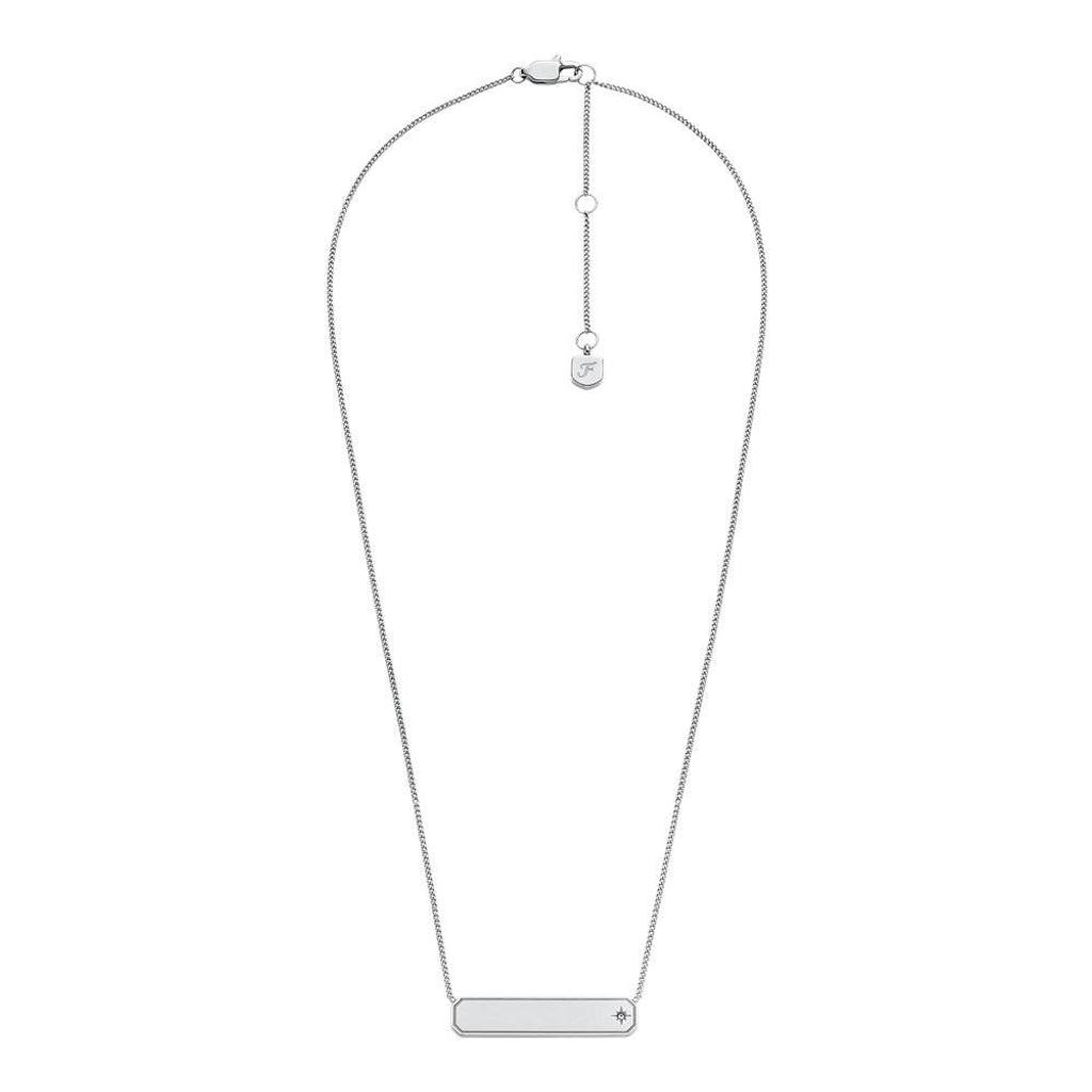 Fossil ketting JF04927040 zilverkleurig