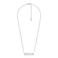 Fossil ketting JF04927040 zilverkleurig