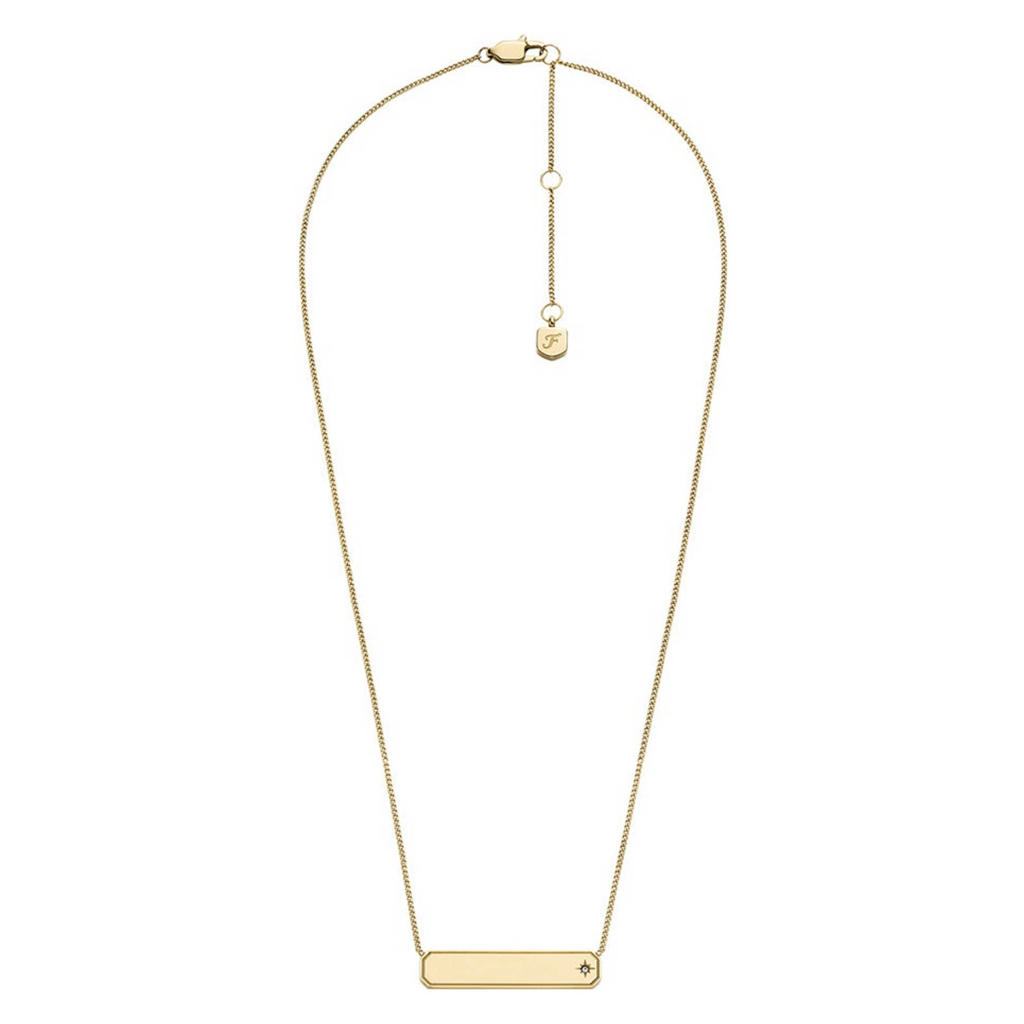 Fossil ketting JF04926710 goudkleurig