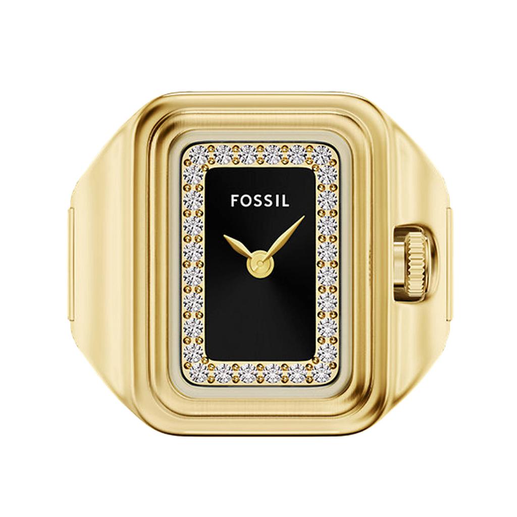 Fossil horloge ES5447 Raquel Watch Ring goudkleurig