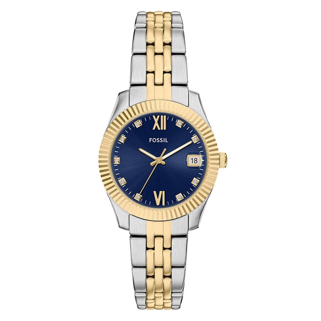 Fossil horloge ES5443 zilverkleurig