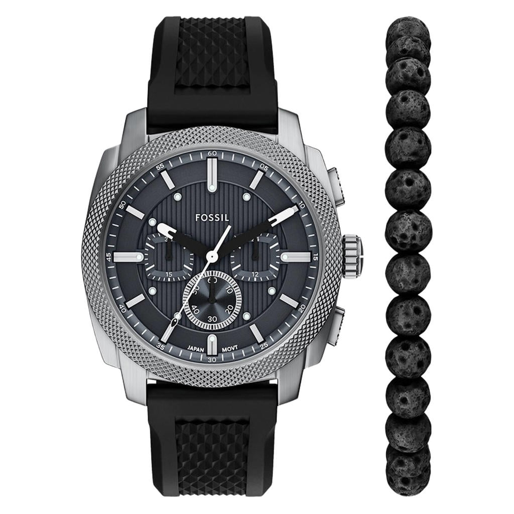 Fossil giftbox horloge + armband FS6145SET zwart
