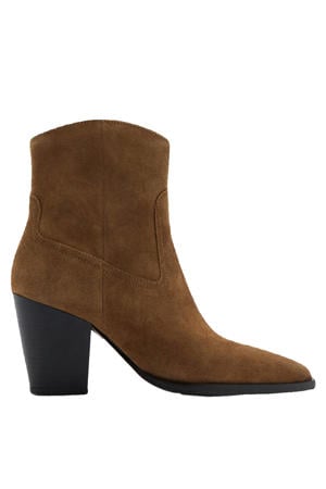 suède cowboylaarzen cognac