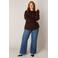 Base Level Curvy gebreide trui met wol