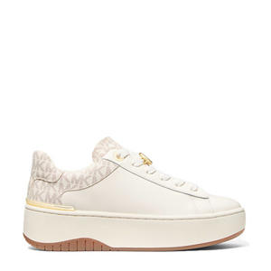 Dottie lace up leren sneakers ecru/beige