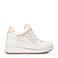 Michael Kors Emmy wedge trainer leren sneakers ecru