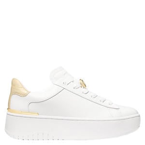 Dottie lace up leren sneakers wit
