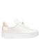 Michael Kors Dottie lace up leren sneakers wit
