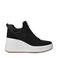 Michael Kors Emmy wedge zip slip on sneakers zwart