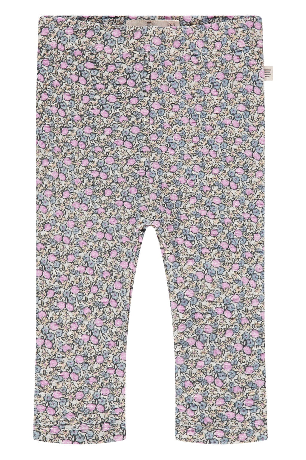 Lila en blauwe meisjes A Tiny Story slim regular waist legging van katoen met elastische tailleband