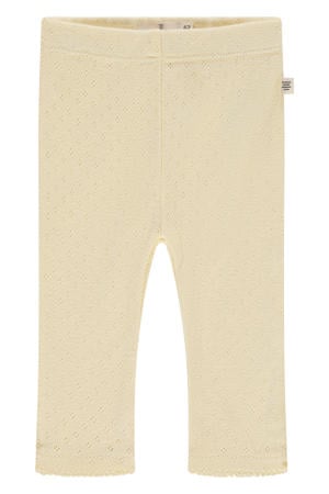 legging lichtgeel ajour