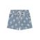 A Tiny Story badstof casual short lichtblauw/wit