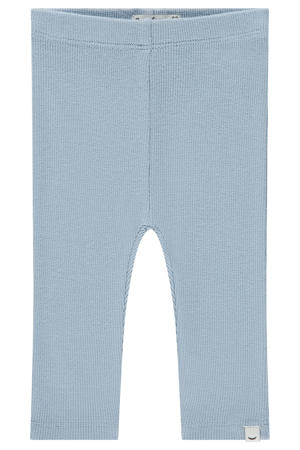 legging blauw fijn gebreid