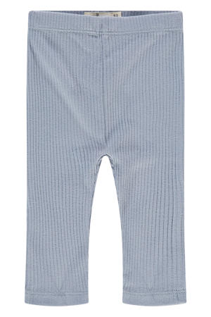 legging grijsblauw rib gebreid