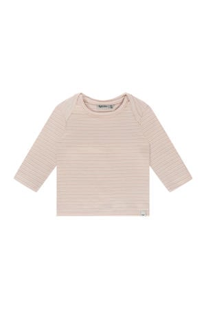 gestreepte longsleeve roze