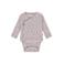 A Tiny Story romper met overslag paars