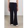 NUKUS regular waist flared broek donkerblauw