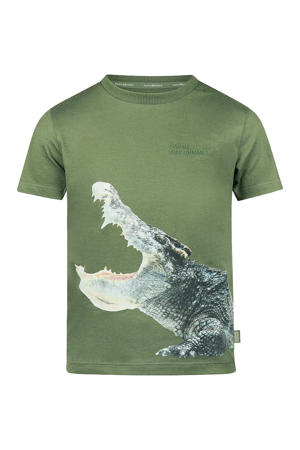 T-shirt olijfgroen