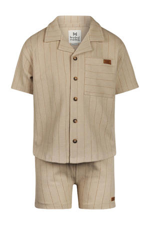 overhemd + broek beige