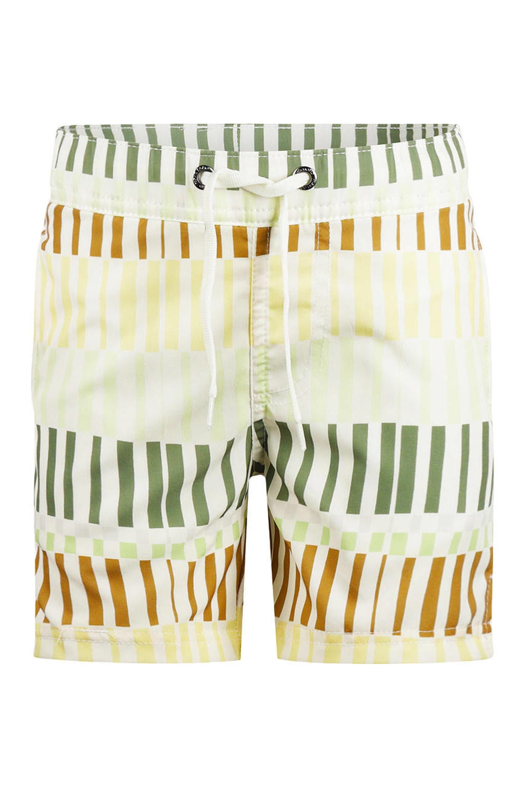 Koko Noko zwemshort gestreept groen/geel/oranje