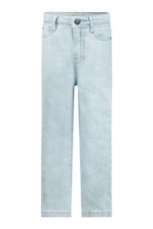 wide leg jeans light blue denim
