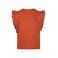 Koko Noko T-shirt donker oranje broderie