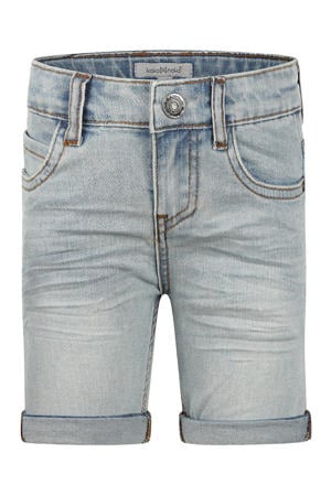 denim loose short light blue denim