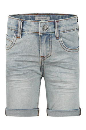 denim loose short light blue denim