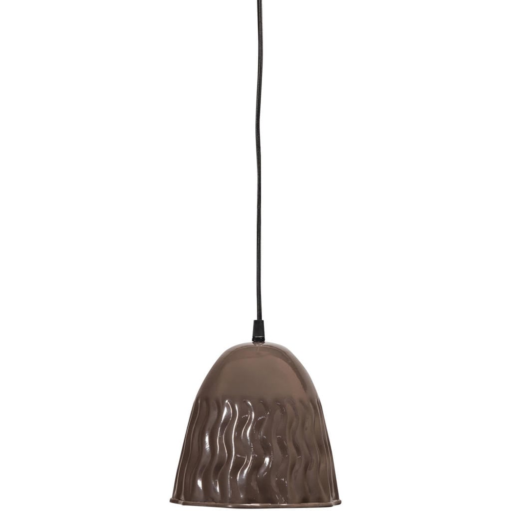 WOOOD WOOOD Arleso Hanglamp - Metaal - Donkerbruin - 18x19x19