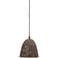 WOOOD WOOOD Arleso Hanglamp - Metaal - Donkerbruin - 18x19x19