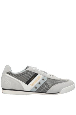 Vasto leren sneakers grijs/blauw