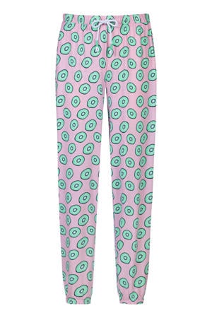pyjamabroek roze/groen