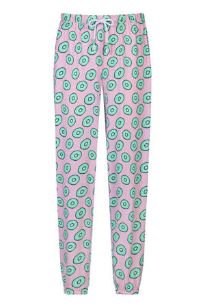 pyjamabroek roze/groen