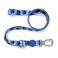 Morso Hondenriem Verstelbaar Splash Blauw 75-230X1,5 cm