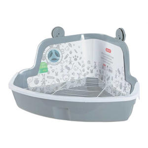 Hoektoilet Knaagdier Grijs L 41,5 cm