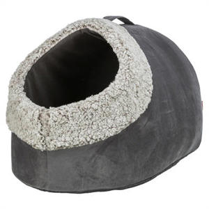 Kattenmand Iglo Calida Warmtereflecterend Grijs-Wit/Zwart 50X30X35 cm