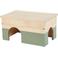 Zolux Neolife Houten Huisje Konijn Groen 40X25X20 cm