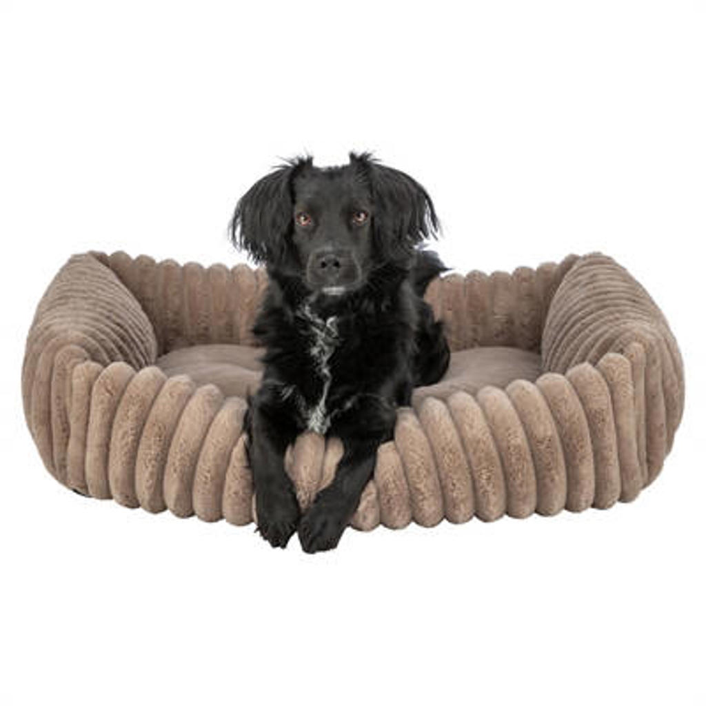Trixie Hondenmand Lonni Ribfluweel Hoekig Lichtbruin 80X60 cm