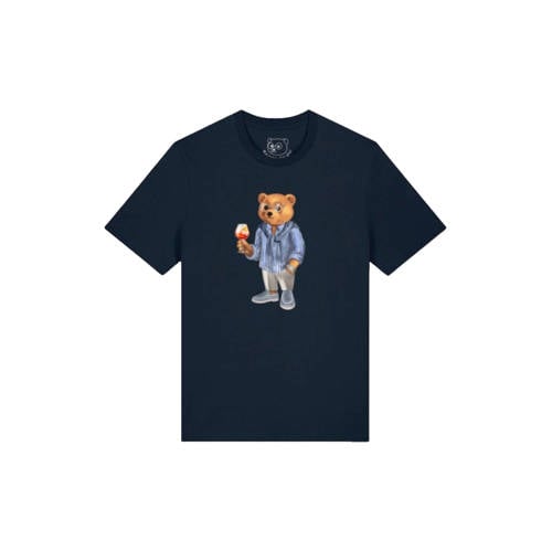 Baron Filou Rechtvallend T-shirt donkerblauw afbeelding
