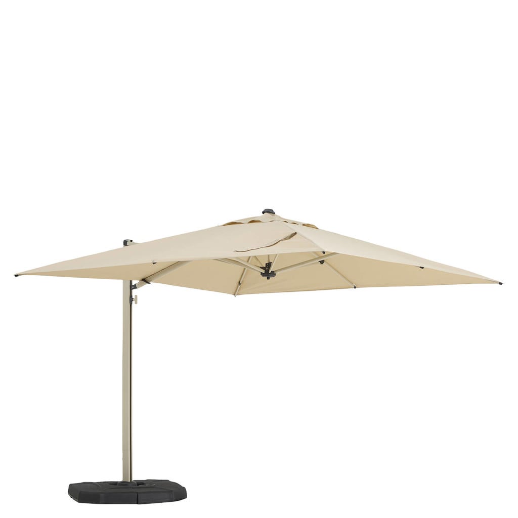 NOUS Garden zweefparasol Nube beige (300x300 cm)