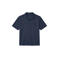 Baron Filou relaxed casual overhemd met textuur donkerblauw