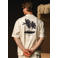 Baron Filou oversized T-shirt met backprint ecru